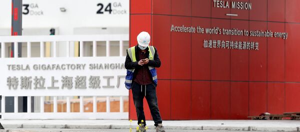 上海のテスラ工場 上海のテスラ工場 - Sputnik 日本