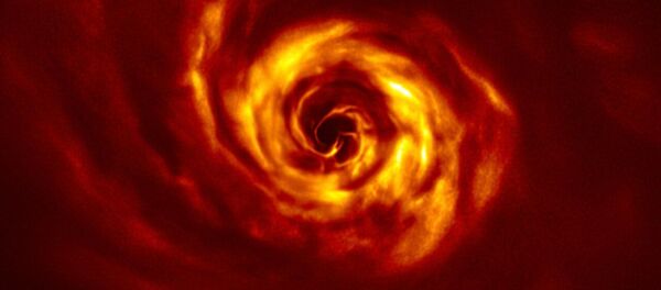 AB星の周囲で渦巻く構造 AB星の周囲で渦巻く構造 - Sputnik 日本