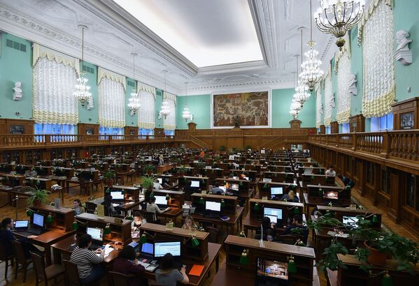 ロシア国立図書館 （通称：レーニン図書館）の閲覧室（モスクワ） - Sputnik 日本