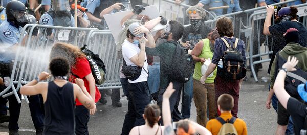 催涙ガス使用 ミネアポリス - Sputnik 日本