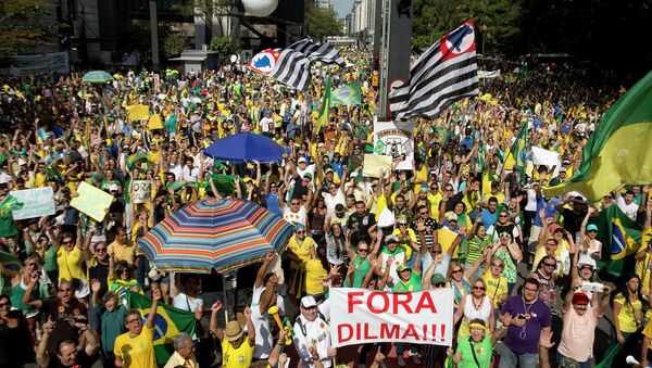 ブラジルで大統領弾劾を求める大規模集会 - Sputnik 日本