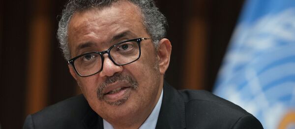 Генеральный директор Всемирной организации здравоохранения Тедрос Адханом Гебрейесус Генеральный директор Всемирной организации здравоохранения Тедрос Адханом Гебрейесус - Sputnik 日本