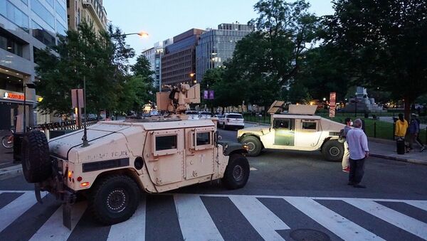 Военные машины на улице Вашингтона в США - Sputnik 日本