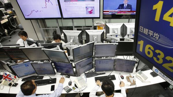 日本の証券取引所、急落で取引を中止。日経インデックスは５％以上もダウン - Sputnik 日本