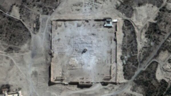 パルミラ遺跡のベル神殿破壊　衛星写真によって確認される - Sputnik 日本