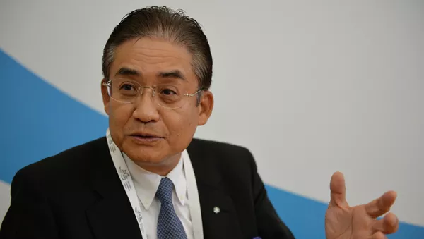 北海道銀行の堰八義博代表取締役会長 - Sputnik 日本