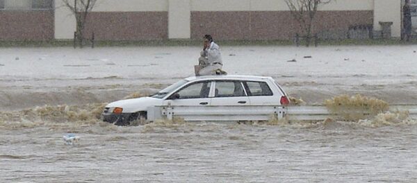 福島で河川氾濫、800人が孤立 - Sputnik 日本