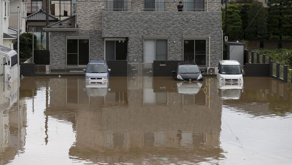 日本の洪水、死者7人に - Sputnik 日本
