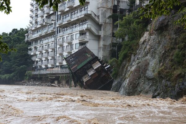 栃木県のホテル旅館の建物も水に浸かった。 - Sputnik 日本