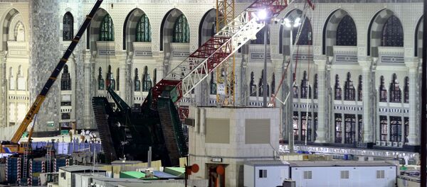 メッカでクレーンが倒れ、巡礼者107人が死亡 - Sputnik 日本