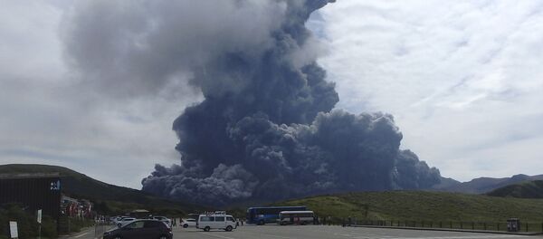 熊本県で阿蘇山噴火 - Sputnik 日本