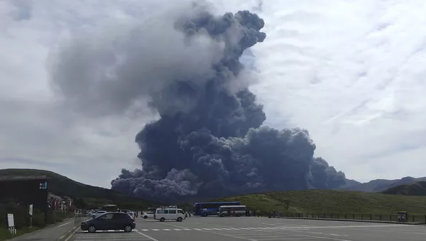 熊本県で阿蘇山噴火 - Sputnik 日本