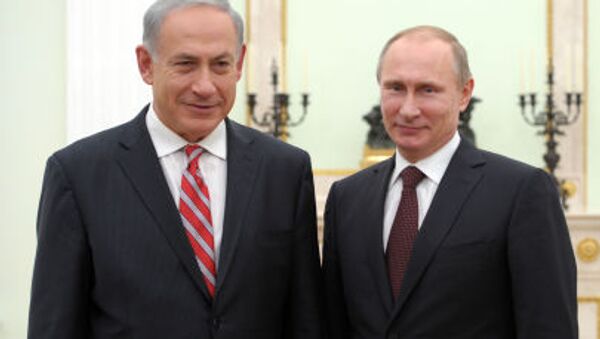 Премьер-министр Израиля Биньямин Нетаньяху и президент России Владимир Путин во время встречи в Кремле - Sputnik 日本