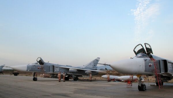 Sputnik Exclusive: Russian Sukhoi jets at airfield near Latakia - Sputnik 日本