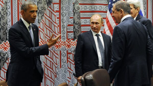 露米首脳会談でのウクライナ問題：オバマ氏にはプーチン大統領に歯向かう論拠がなかった、大統領報道官 - Sputnik 日本